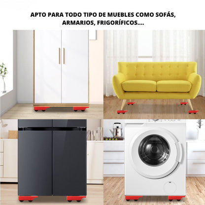 LevantaMuebles™ – Incluye 4 ruedas de regalo