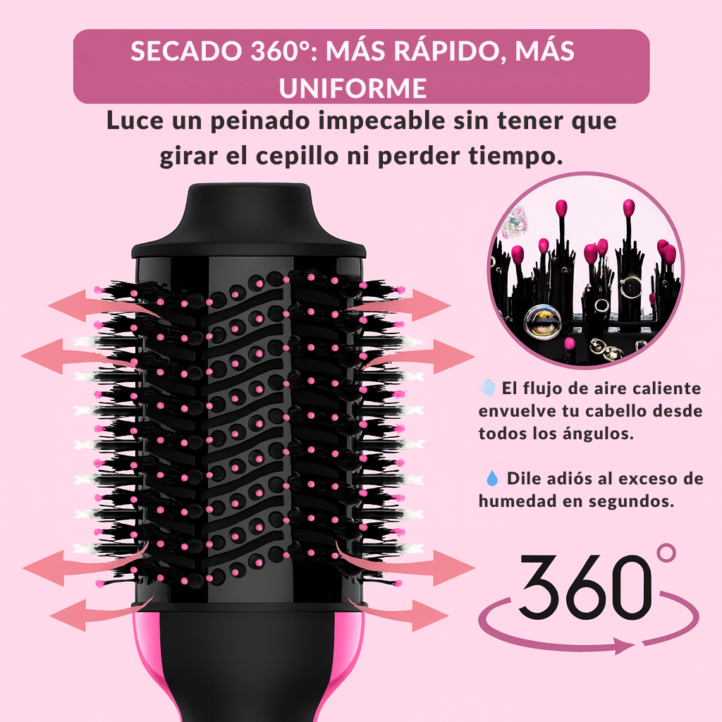DRYING BRUSH Secador 3 En 1 De Cabello