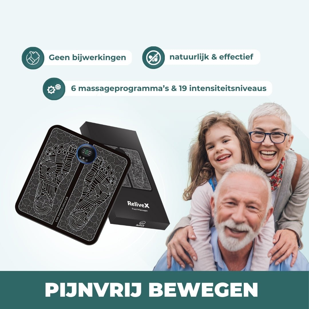 ReliveX™ Voetmassager – Verminder zichtbare spataderen, in slechts 15 minuten per dag - ReliveX