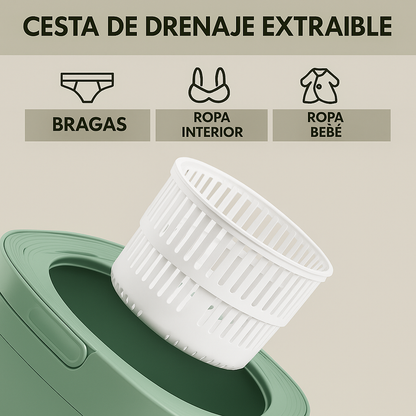 GoWash™ - Mini Lavadora Portátil de 8L