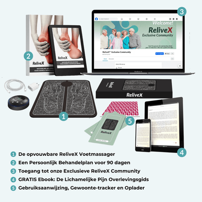 ReliveX™ Voetmassager – Verminder zichtbare spataderen, in slechts 15 minuten per dag - ReliveX
